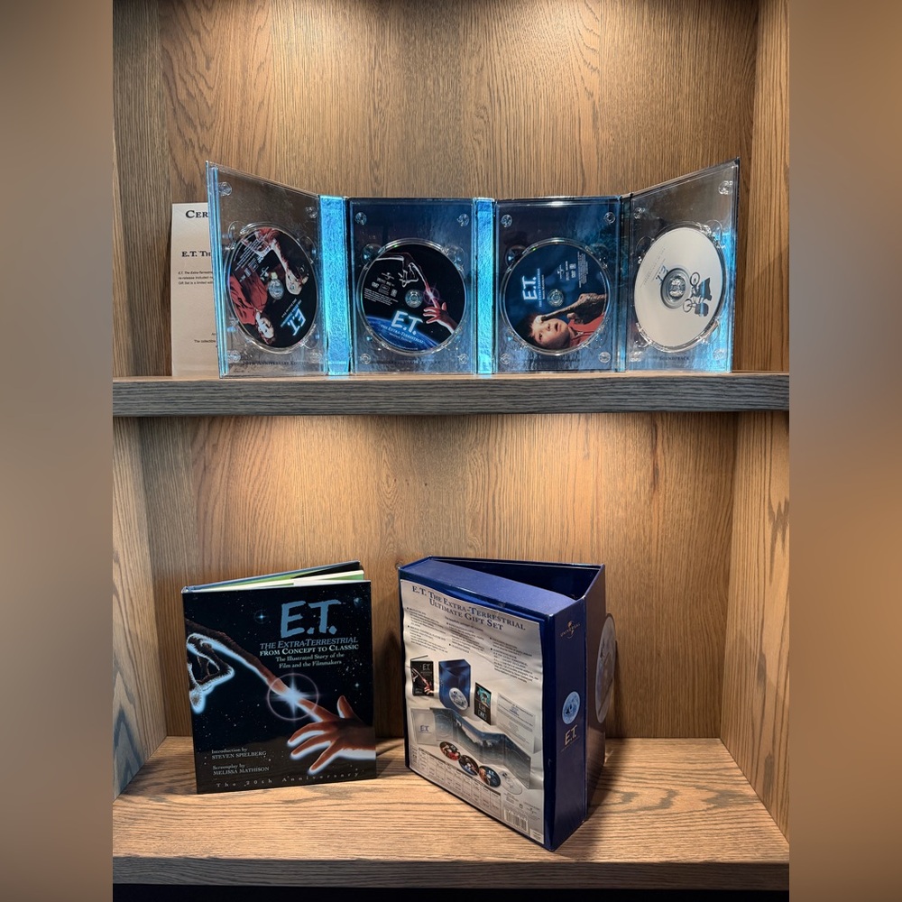 Universal E.T. Blu-ray Collection with Blue and White Discs